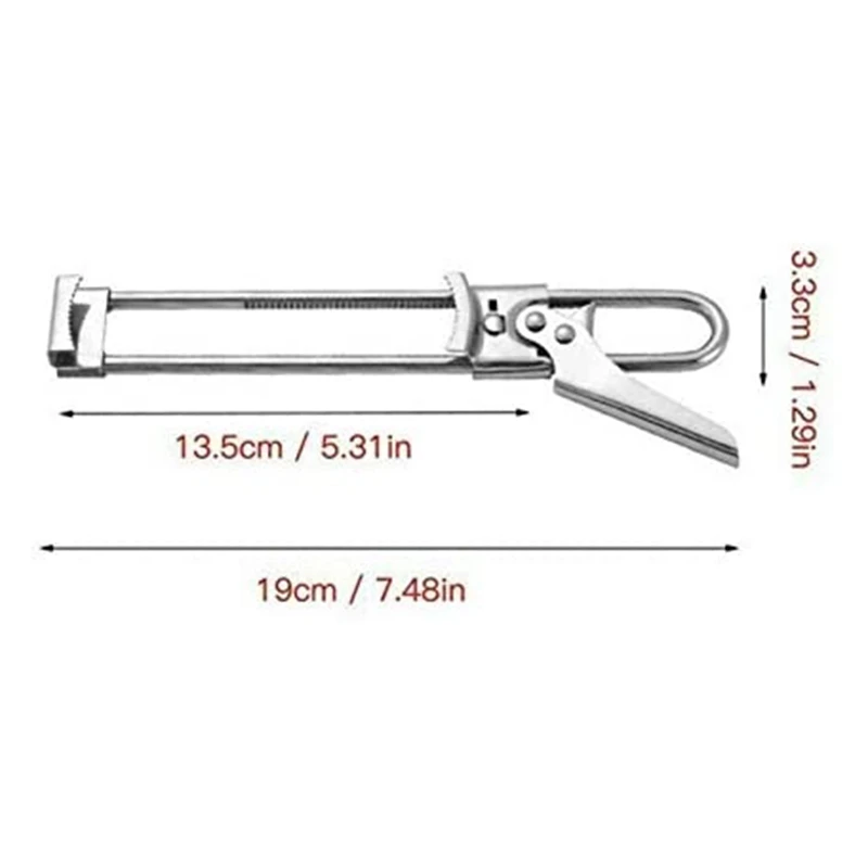 

Hot Sale Adjustable Jar Bottle Opener Adjustable Multifunction Side Cut Opener Manual Jar Bottle Opener Home Kintchen Tools