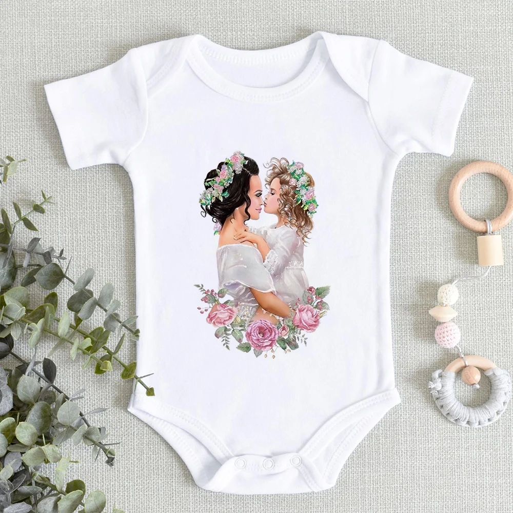 Ropa de beb&eacute; para ni&ntilde;a, monos para ni&ntilde;o de 0 a 24 meses, body Harajuku de una pieza, disfraz de Super mam&aacute; para reci&eacute;n nacido, Ropa Infantil-3