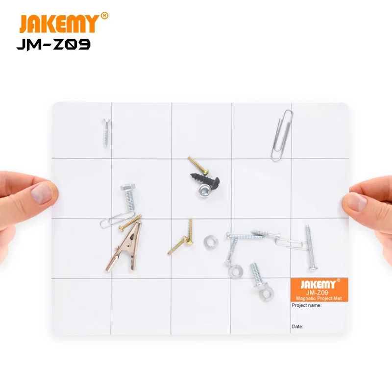 

JAKEMY JM-Z09 Magnetic assemble disassemble diy tools office desk drawing table mat with a marker pen for repair