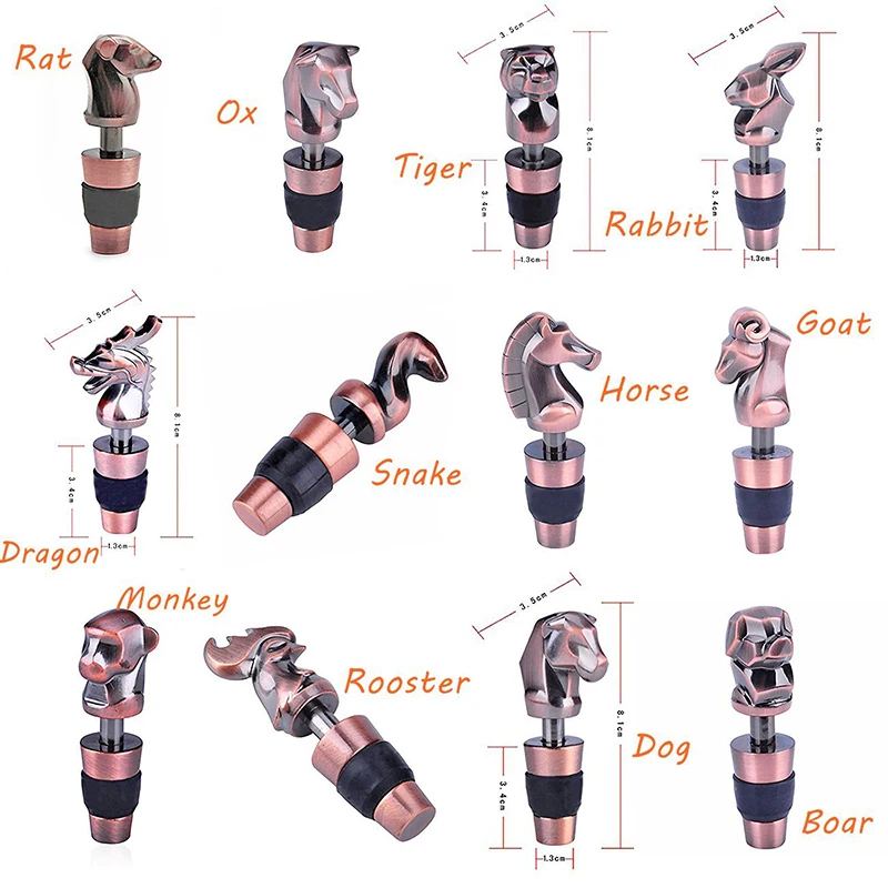 2 шт. Гибкая зодиака шампанское красноe пробка для бутылки вакуум-закаточная
