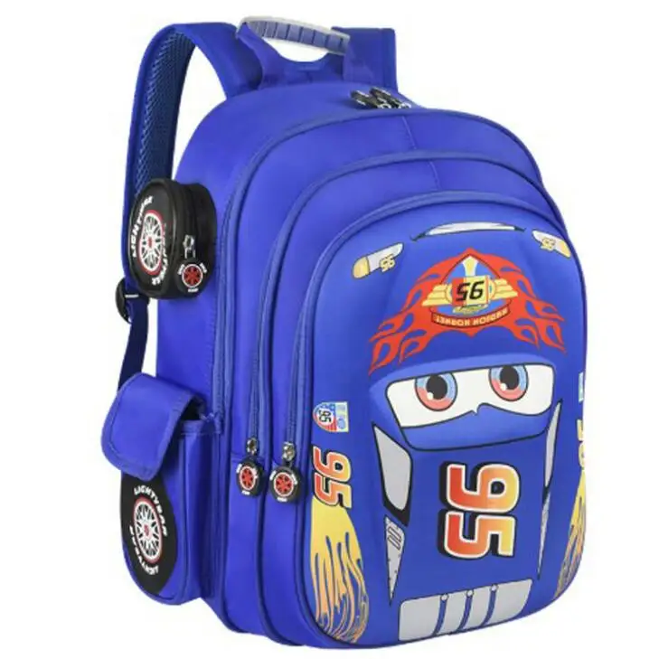 Disney Children Cartoon 3D Car School Bags Boys Girls Primary Backpack Kids Kindergarten Schoolbags | Багаж и сумки