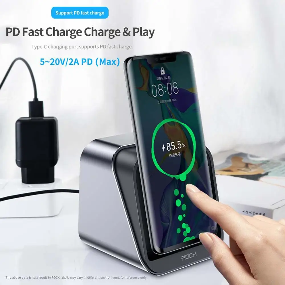 Док станция ROCK USB C Dex для 3 0 HDMI HUB Huawei P20 P40 Pro Samsung S20 10 док порты RJ45 usb концентратор Type