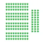 Набор из 150 шт., наклейки в виде кленового листа, пригласительные наклейки, наклейки на чашку для вечеринки, декор для вечевечерние, съемные обои 3684