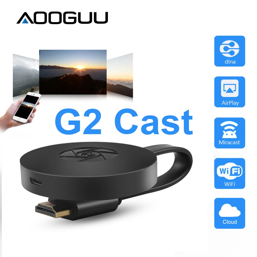 

Miracast WiFi Wireless Dongle TV Stick HDMI-compatible HD 1080P DLNA TV Cast Display Receiver for iOS/Android Chromecast YouTube
