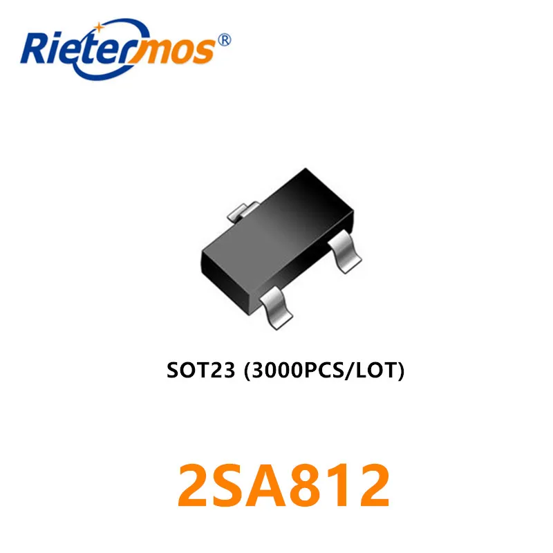 

3000 шт., 2SA812 SOT23 M6 PNP 50V100MA, сделано в Китае