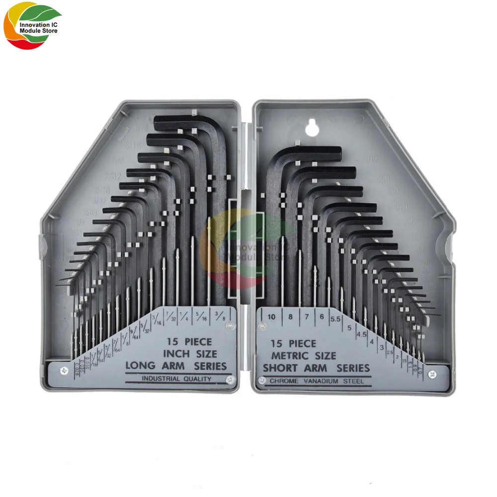 Шестигранный ключ 30 шт. портативный инструмент из высокоуглеродистой стали с