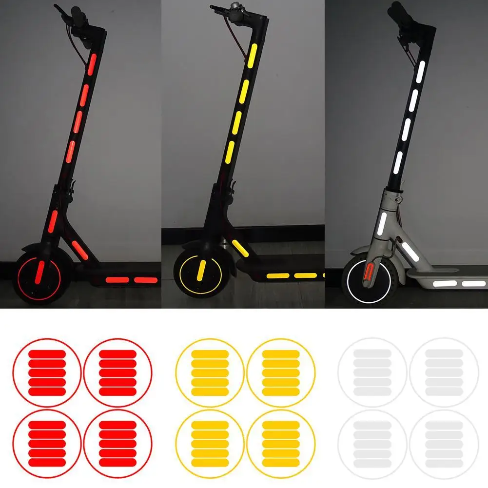 

Scooter Reflective Sticker Warning Strip Decals Decoration for Xiao-mi M365