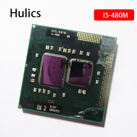 Hulics оригинальный Intel Core I5 480 м I5-480M Процессор 3 м/2,66 ГГц/2933 МГц/двухъядерный ноутбук процессор совместим HM57 HM55