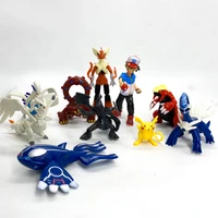 tomy pokemon model mc zekrom ash ketchum pikachu three mythical beasts action figure collect toy model fans gifts