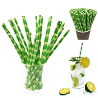 50pcs 19 7cm paper straw reusable bamboo drinking straws drinking tubes party supplies decoration cocktail drink accessory