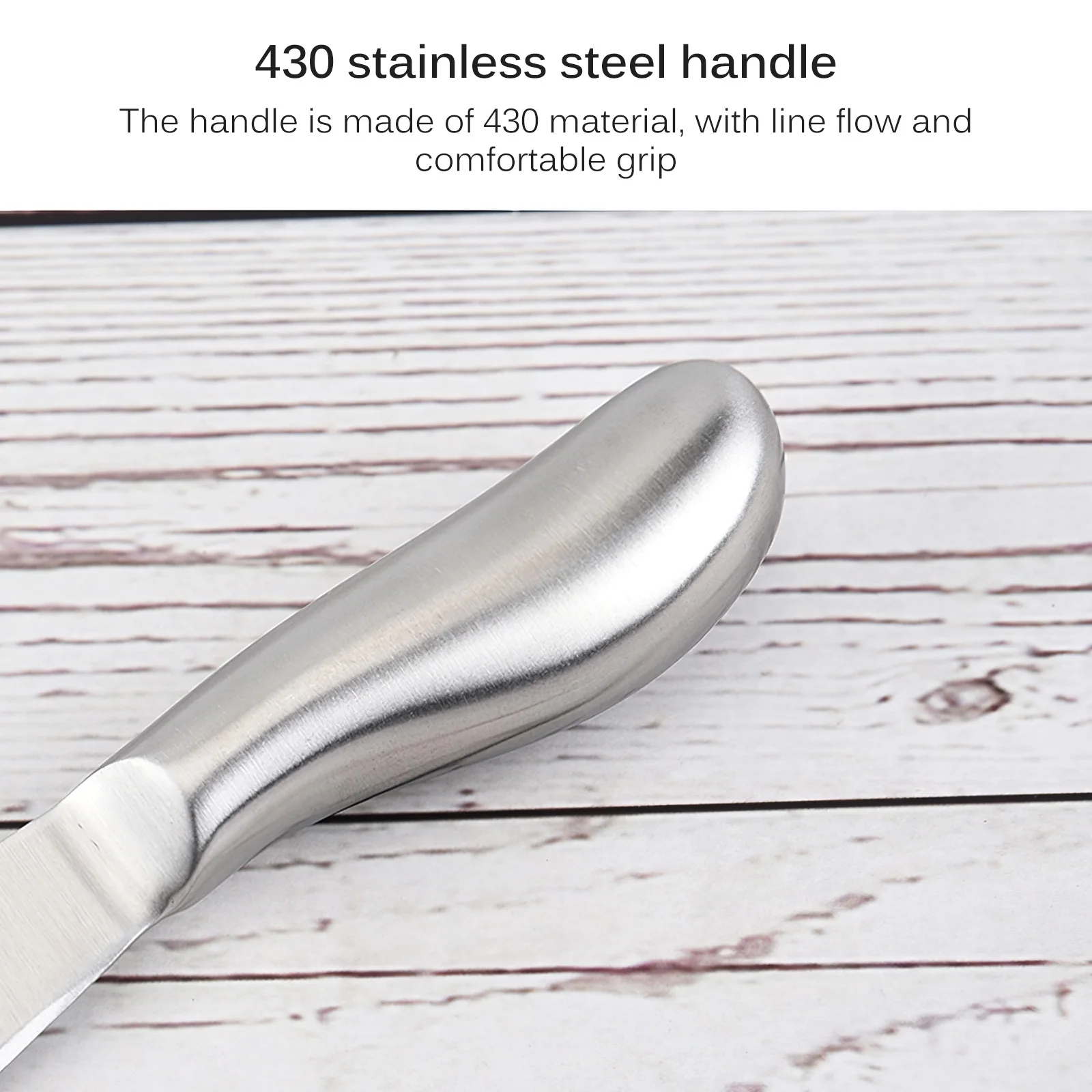 

6pcs cream spreader Kitchen Tool Cake Multipurpose Butter Cutter Cheese Spreader Jam Smooth Ergonomic Handle Stainless Steel