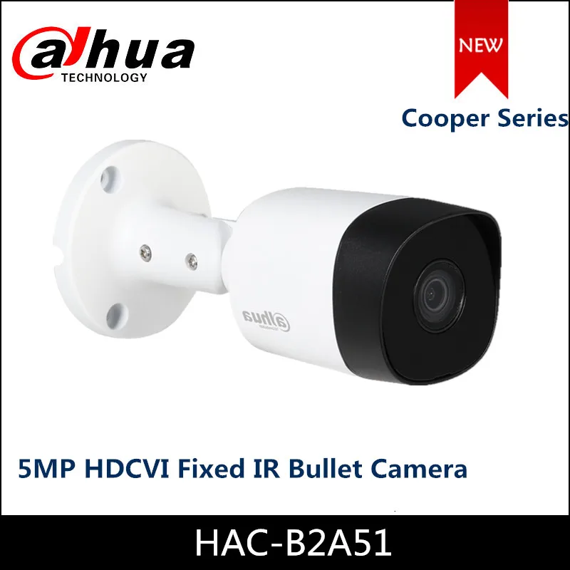 

Dahua HDCVI Camera 5MP CCTV Analog Camera HAC-B2A51 DC12V Waterproof IP67 CVI/CVBS/AHD/TVI switchable Camera