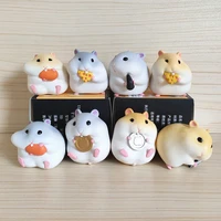 pop blind box toys kids little hamster decoration home ornaments funny anime figures collections pvc model toy christmas gifts