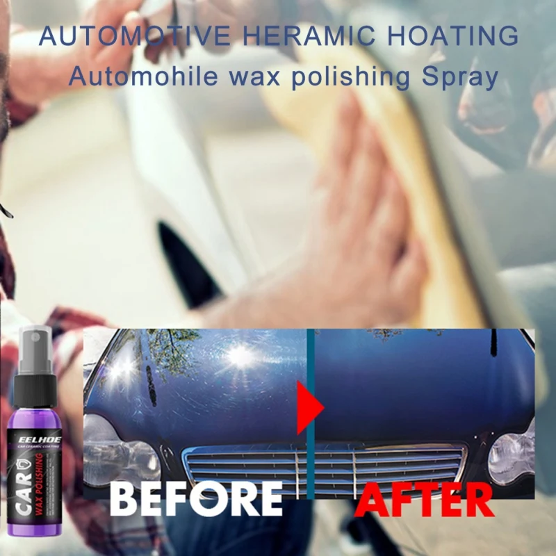

30ml Automotive Wax Polishing Spray Professional And Practical Automotive Scratch Repair Ceramic Spray Paint Care Tool
