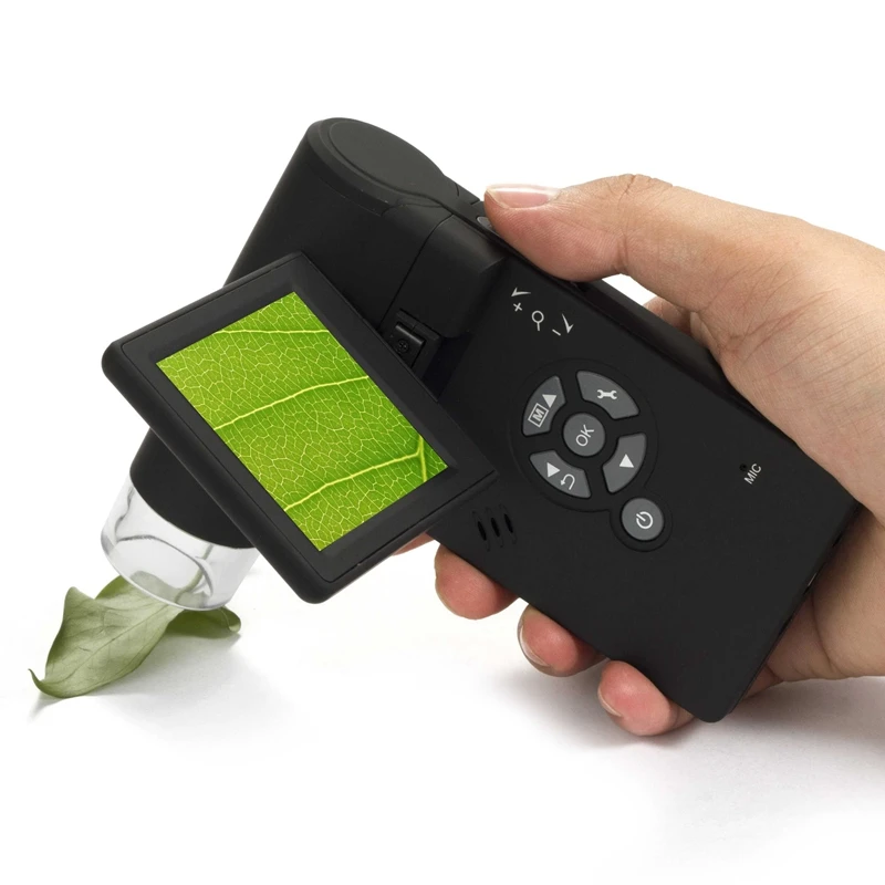 Оригинальный Портативный цифровой мобильный микроскоп 20x-200X ЖК-экран 5 Мп HD