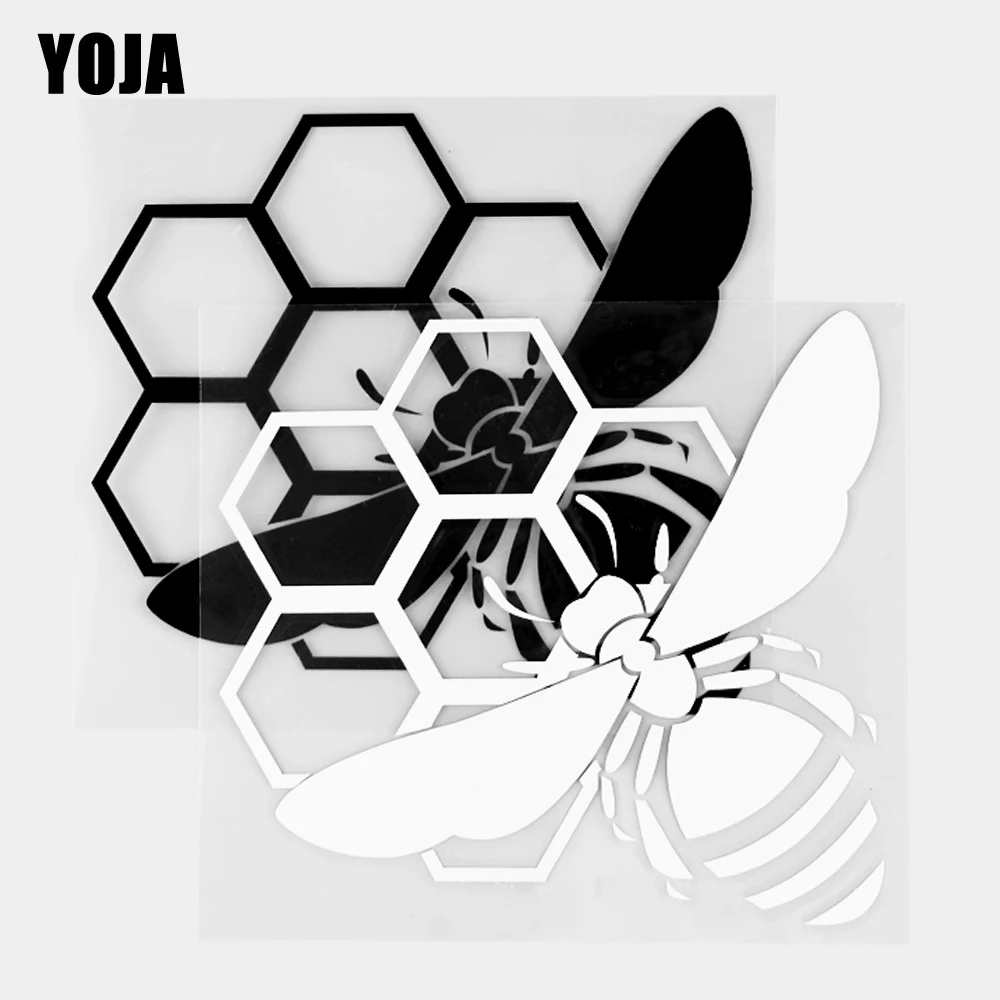 YOJA 13 1 × 11 9 см сотовая пчела Мультяшные животные виниловые фотообои