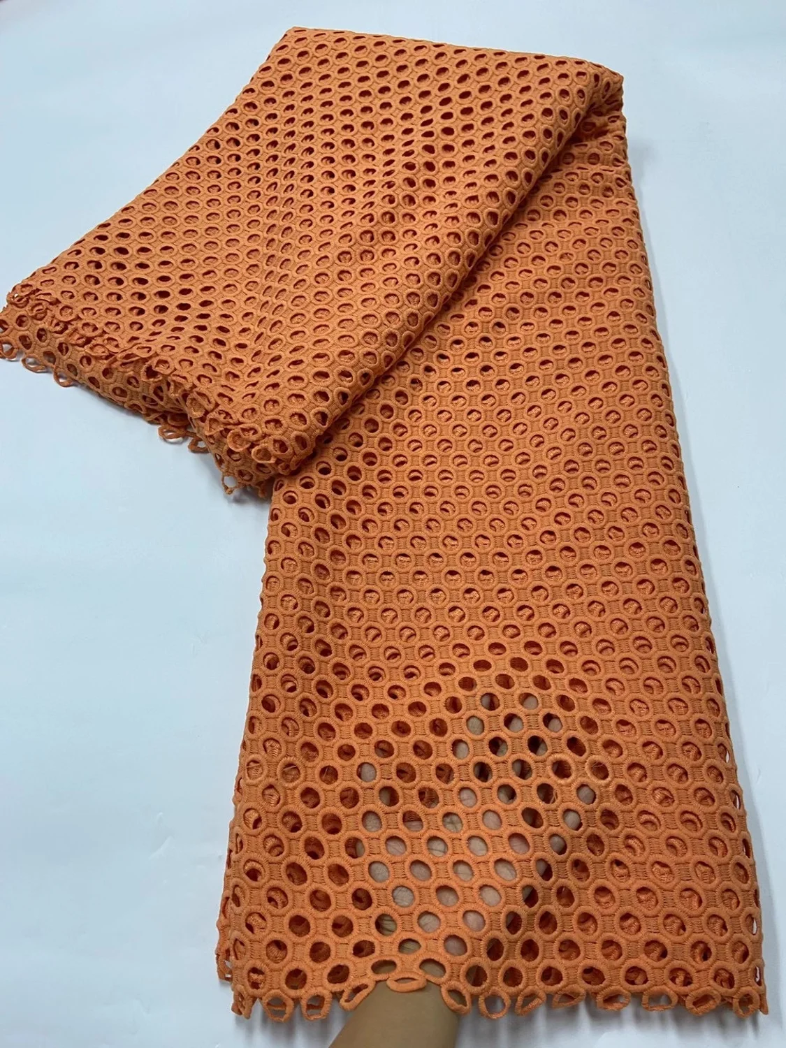 Нигерийский шнур гипюр кружевная ткань 2020 Высокое качество Африканский молочный