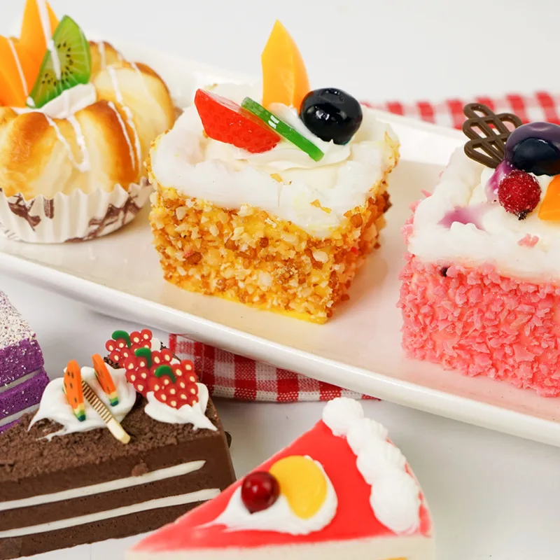 6 шт. моделирование капкейков модель еды игрушечная еда для детей домашняя кухня