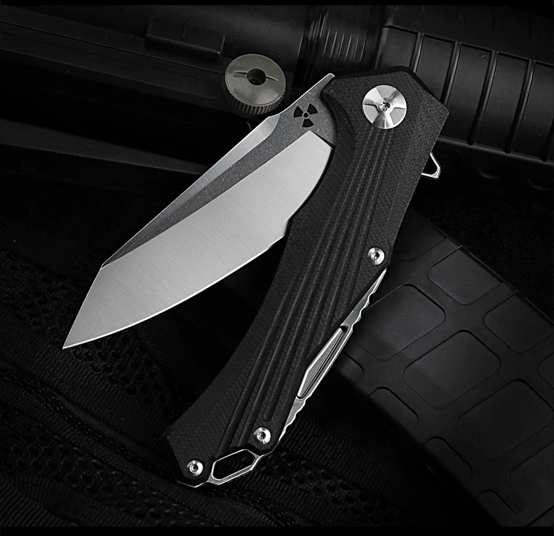 Складной нож MIKER Flipper карманный резец из стали D2 лезвие G10 и стальная ручка для