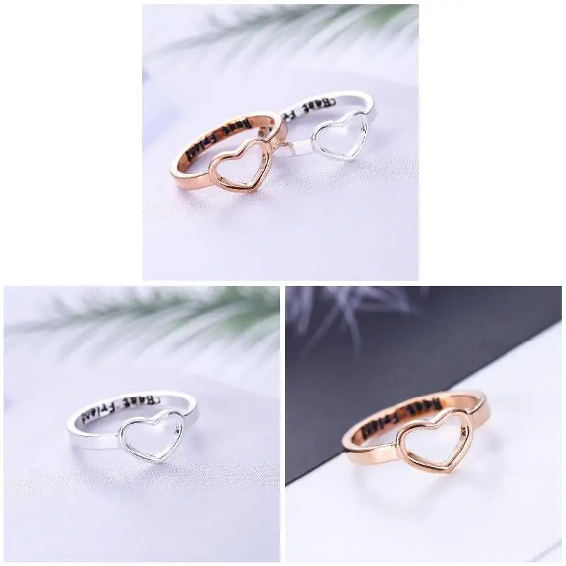 Новинка 2019 женские кольца ажурное кольцо для влюбленных модное женское с сердцем