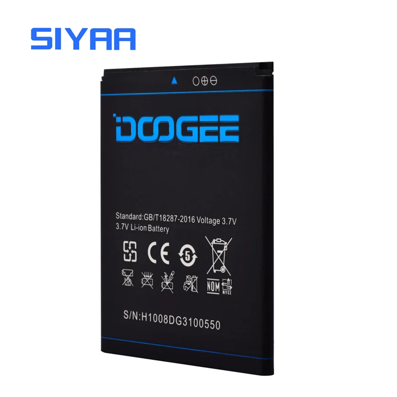 Оригинальный SIYAA B-DG310 Батарея для DOOGEEB DG310 высокое Ёмкость 2000 мАч Замена