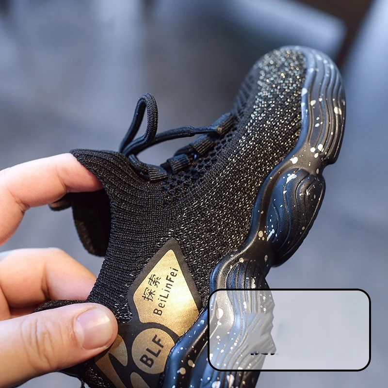 Детские спортивные кроссовки слипоны Повседневные для маленьких девочек