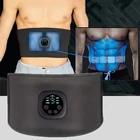 Умный массажер для похудения с цифровым дисплеем, Электрический пояс для похудения, тренажер из АБС-пластика, фитнес-массажер