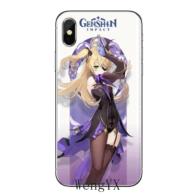 Game Genshin impact Liquid Accessories Phone Case For Xiaomi Redmi 7 7A K20 6 6A 5A 4A 4X 5 Plus S2 Note 8 4 Pro | Мобильные