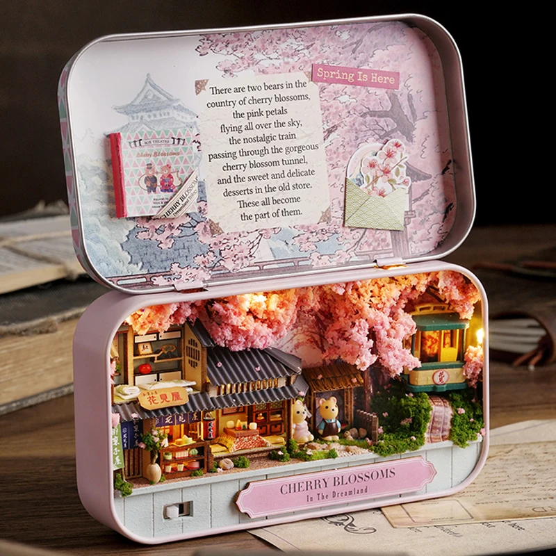 Кукольный домик Cutebee сделай сам миниатюрный кукольный строительный комплект с