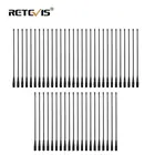 Двухдиапазонная Антенна RETEVIS RHD-771, SMA-F, VHF, UHF, 39 см, для Kenwood Retevis RT21, RT5R, Baofeng UV5R 888S UV-82, 50 шт.