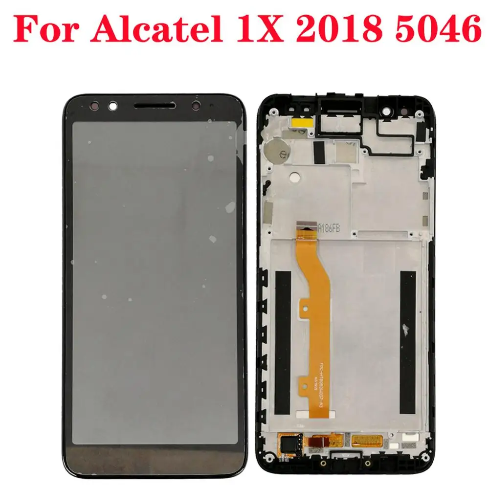 Shyueda Оригинальная Новинка 5," для Alcatel 1X 5059D 5059A 5059T 5059J 5059Y ips ЖК-дисплей сенсорный экран дигитайзер+ инструмент+ клей