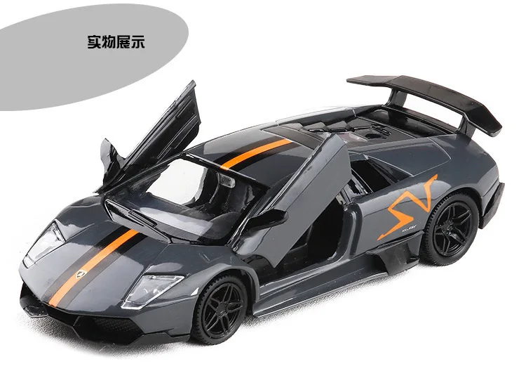 Масштаб 1:36 Murcielago LP670-4 модель спортивного литья под давлением из сплава игрушки для детей Подарки для детей Коллекция игрушек Hot-Whee