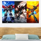 Железный модульный постер Mazinger Z с принтом, модный Настенный декор для гостиной, спальни, мальчика, холст высокого качества