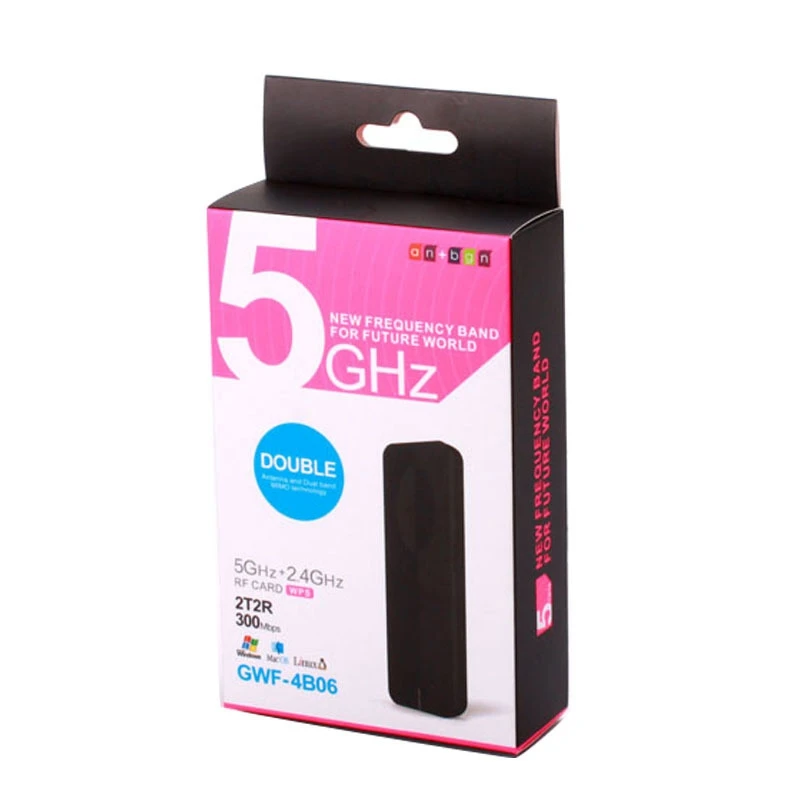 

300MBPS Dual-Band 2.4G+5.8G Dual-Band Network Card WIFI Receiver/Transmitter/RT5572/High-Speed Video/High-Speed