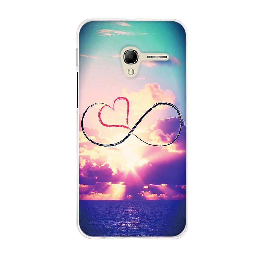 Для Alcatel One Touch Pop 3 5 0 Чехол Мягкий силиконовый чехол с животным узором для "5015 5015D
