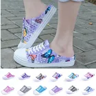 Шлепанцы женские легкие для сада и пляжа, ажурные сандалии для бассейна, шлепанцы для воды и душа, летние мюли