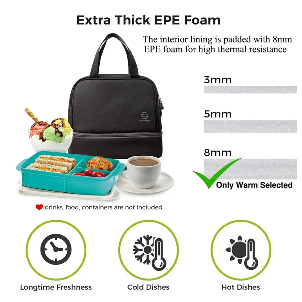 Портативный ручка сумка ланч охладитель Сумка Для дома снаружи офис