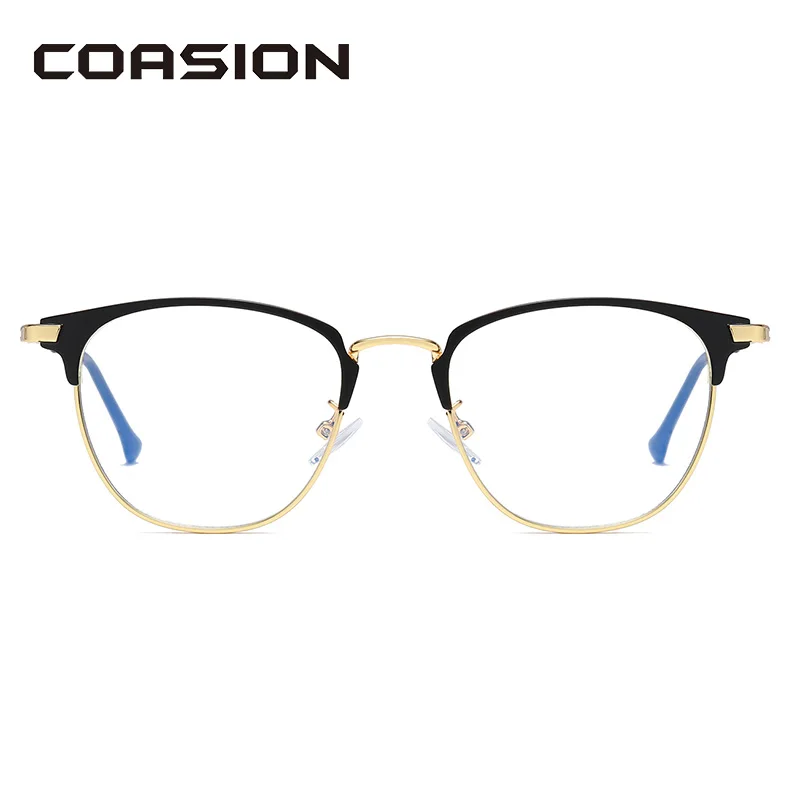 Очки COASION с защитой от синего света для мужчин и женщин аксессуар металлической