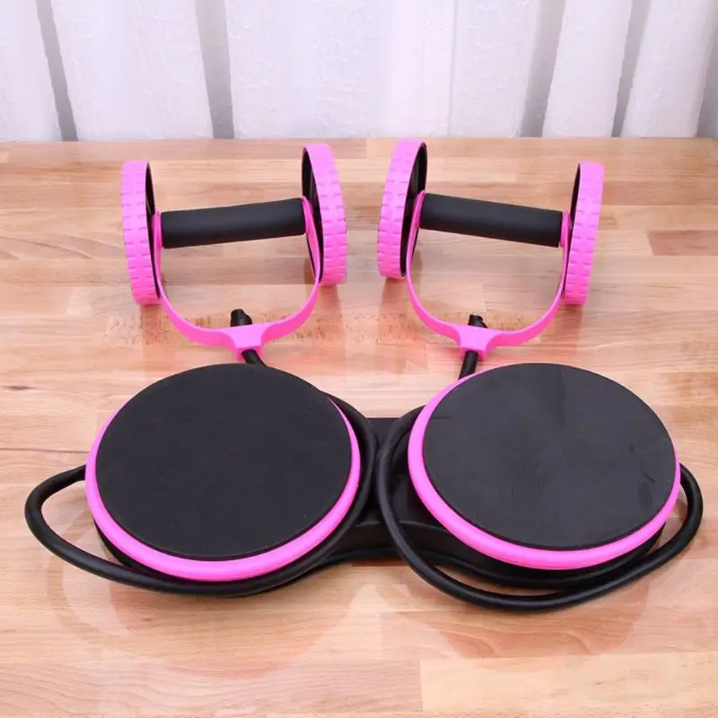 

Multi Function Double Ab Roller Wheel,New Version Ab Wheel Exercise Fitnesswheel XXUF