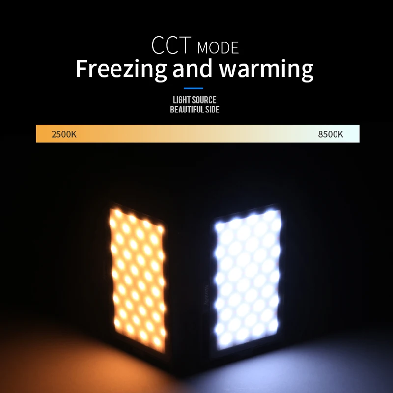 SETTO цветной RGB светодиодный светильник для видеосъемки с регулируемой яркостью и полноцветным режимом съемки студийный Vlog светильник для фотосъемки ing Pocketlite для DSLR камеры