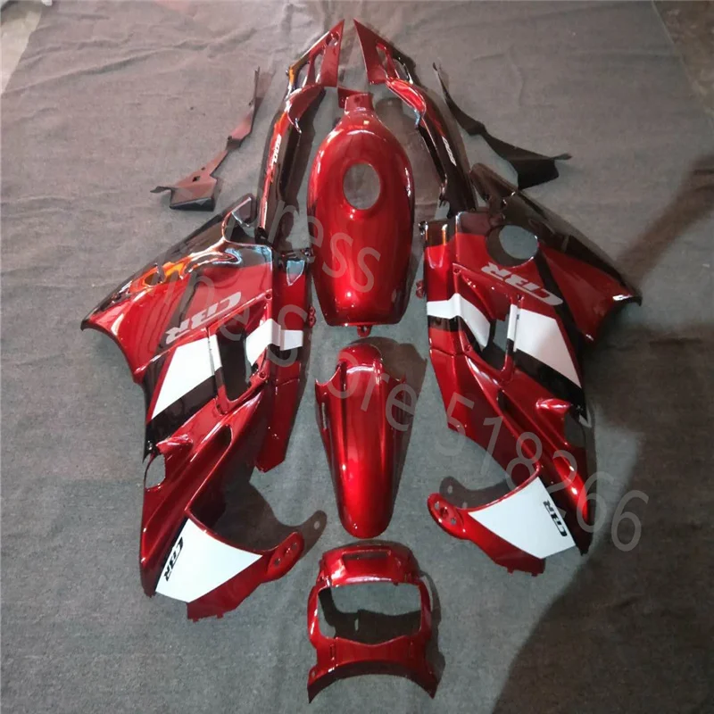 Красный черный и белый обтекатель для HONDA CBR600F2 1991 1994 ABS CBR 600 F2 91 94 CBR600 мотоцикл