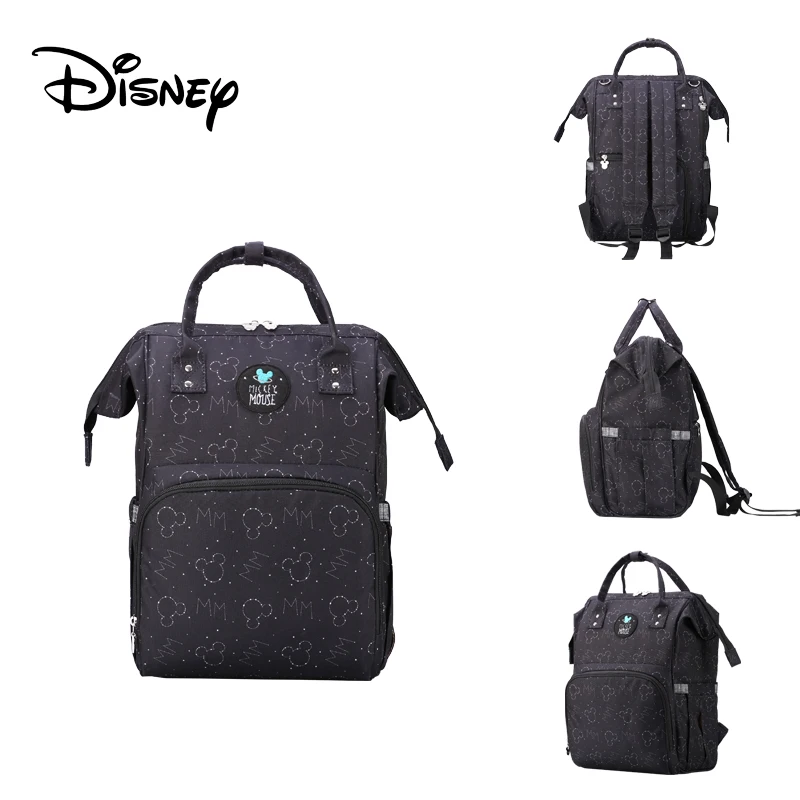 Disney с Микки и Минни Детские сумки для подгузников Usb большой Ёмкость мамочек