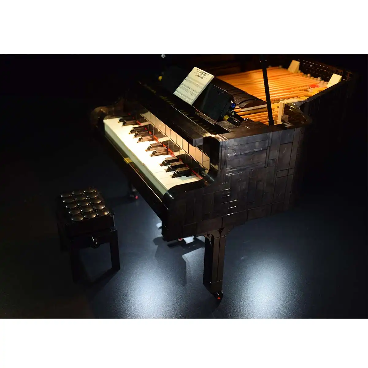

LED Light Kit Optics Sensor Lighting Kit ONLY For 21323 for Grand Piano Bricks Toy ( Only Light Included )