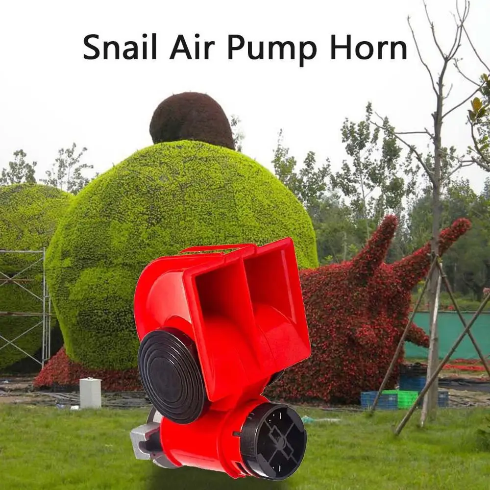 Громкий двухцветный спиральный гудок универсальный Электрический