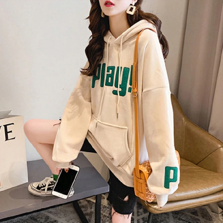 Timis ли золото бархатные толстовки с капюшоном изображением для Женская