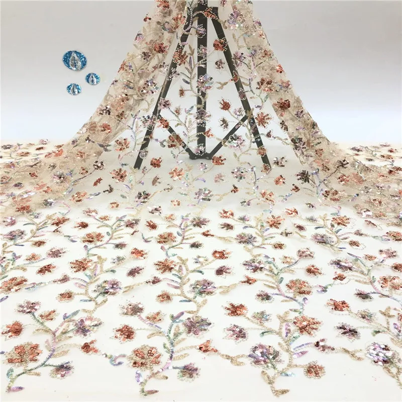 

French net lace high quality Nigerian African tulle mesh lace fabric for party wedding dress 5yards/lot XB225-227