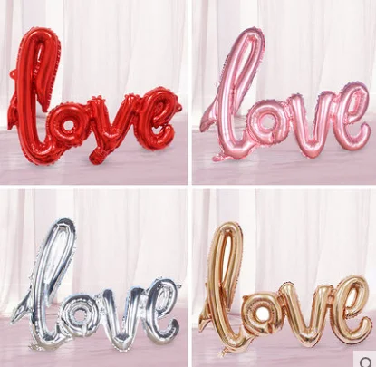 Воздушные шары love balloon День Святого Валентина для свадьбы globos ballon compleanno свадебные