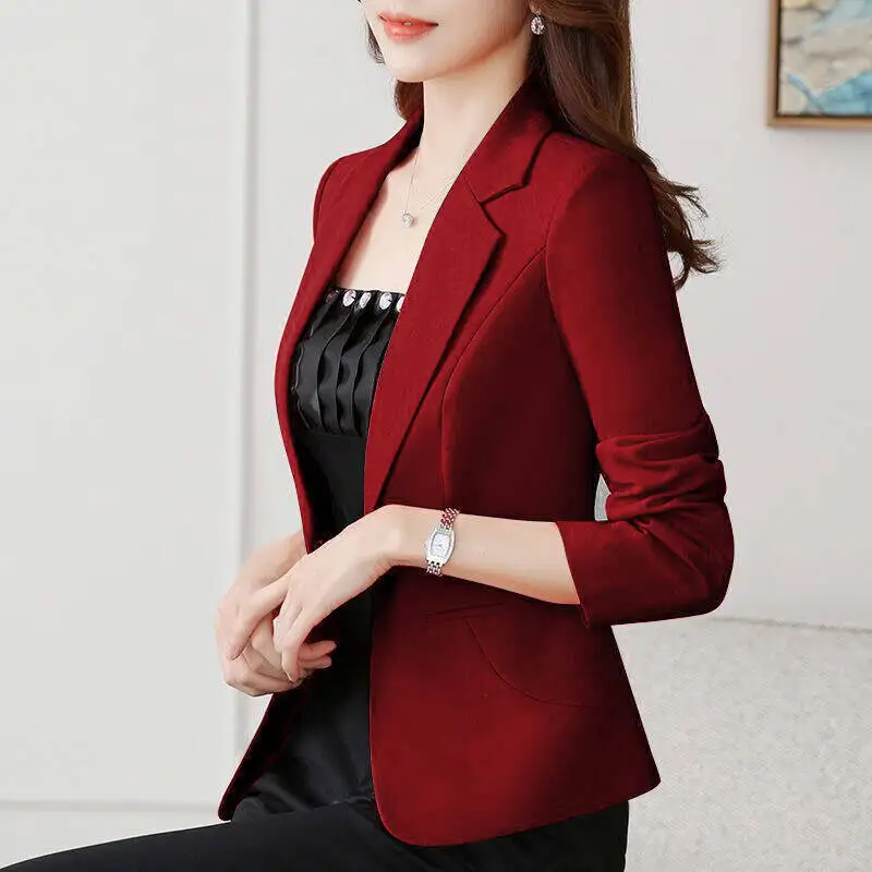 

Suit female spring and autumn 2020 new style Korean fashion self-cultivation casual ladies Regular Single Breasted