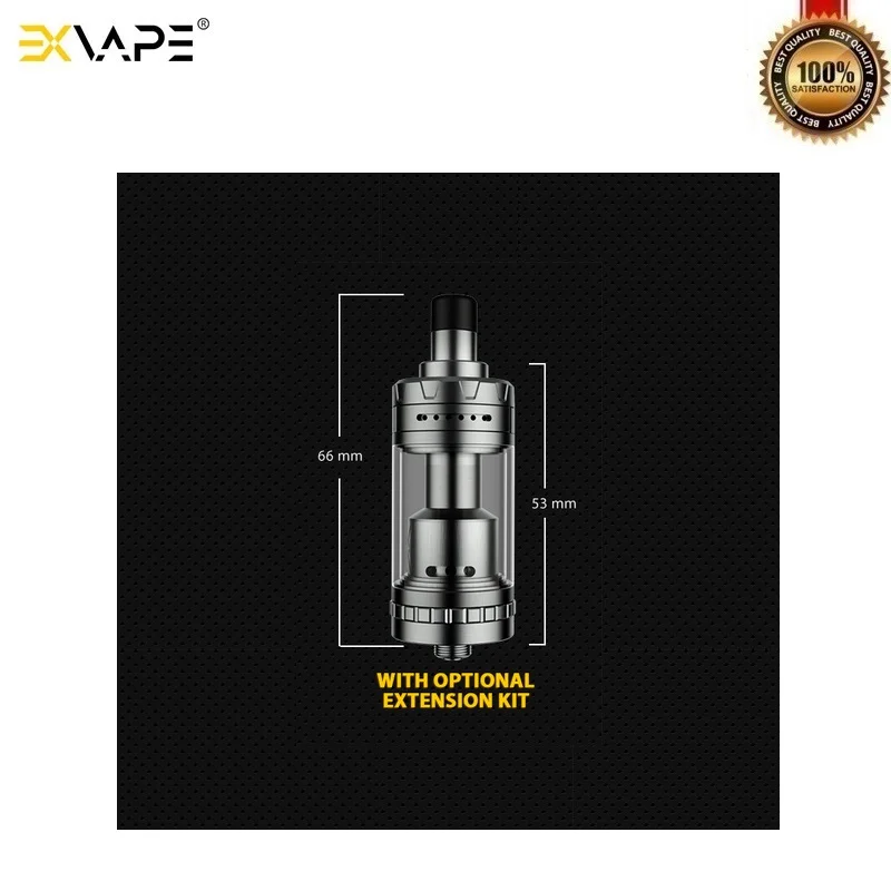 Оригинальный Exvape Expromizer V4 MTL RTA стеклянная трубка пузырьковая акриловая из пирекса