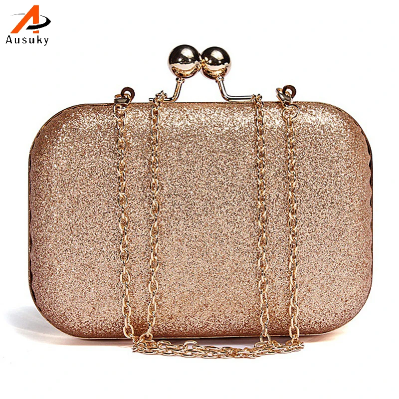 Вечерняя сумочка женские вечерние Свадебный Блестящий цепи с украшением в виде